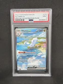 2023 Pokemon PAR EN: Special Illustration Rare ALTARIA ex PSA 9 - Image 2