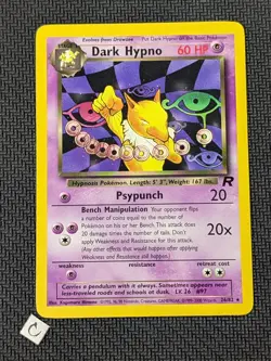 Dark Hypno 26/82 - Team Rocket Unlimited WOTC Pokemon TCG NM - Image 1