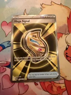 Pokemon TCG Trainer Item Mega Signal 171/132 Meg Evolution - Image 1