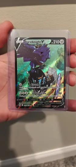 Pokemon TCG Corviknight V TG18/TG30 Silver Tempest Trainer Gallery Alt Art NM - Image 1