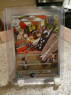 Pokemon TCG Archaludon 155/142 Illustration Rare SV07 Stellar Crown (LP) - Image 1