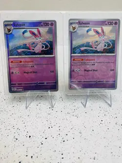 Pokemon Sylveon Master Ball Pattern 040/131 Prismatic Evolutions Holo - Image 1