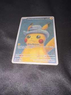 Pikachu Van Gogh PROMO ENG card Pokemon Trading Card FAN art/illustration - Image 4