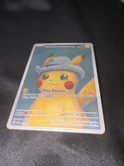Pikachu Van Gogh PROMO ENG card Pokemon Trading Card FAN art/illustration - Image 5