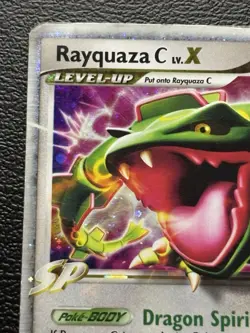 Rayquaza C LV x DP47 Black Star Promo Diamond & Pearl Holo Pokemon MP-HP - Image 3