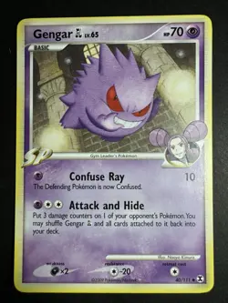 Pokemon Gengar GL 40/111 Rising Rivals Uncommon Card No Bends! - Image 1