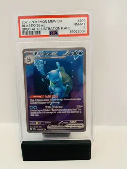 PSA 8 Near Mint-Mint 2023 Pokemon Mew EN Blastoise ex SPECIAL ILLUSTRATION RARE - Image 1