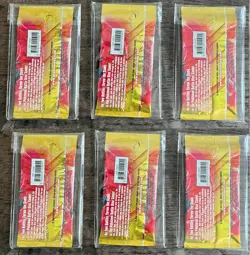 6x *RARE* 2011 Sealed Pokemon Booster Pack Battle Disc Game Charizard one piece - Image 2