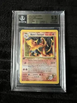 Pokemon Charizard Gym Challenge 1st Edition Holo Rare #2 BGS 9.5 Gem Mint - Image 1