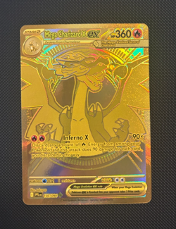 Pokemon Mega Charizard X EX 130/094 Mega Hyper Rare Holo - Phantasmal Flames - Image 1
