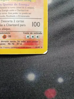 Pokemon Charizard 1st Edition Holo Base Set Spanish 4/102 Wizards of the Coast - Image 5