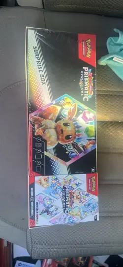 Pokemon Prismatic Evolutions Surprise Box Booster Bundle Eevee Espeon 2025 - Image 1