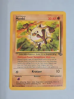 2000 Menki (Mankey) 55/64 ' Jungle - German - NM Pokemon TCG - Image 1