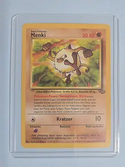 2000 Menki (Mankey) 55/64 ' Jungle - German - NM Pokemon TCG - Image 2