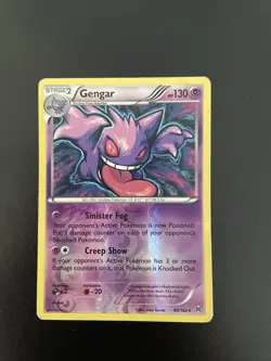 Gengar Reverse Holo Breakthrough 2015 Pokemon TCG 60/162 HP - Image 1
