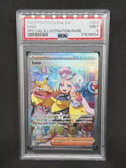 2023 Pokemon PAL EN: Special Illustration Rare IONO PSA 9 - Image 1