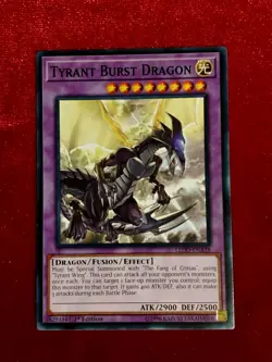 Yu-Gi-Oh! - Tyrant Burst Dragon - LEDD-ENA38 - 1st Edition - Unplayed Mint+ - Image 1