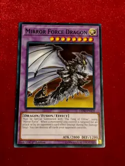 Yu-Gi-Oh! Mirror Force Dragon LEDD-ENA39 1st Edition - Unplayed Mint+ - Image 1