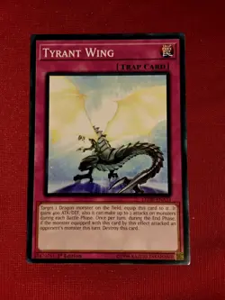 Yu-Gi-Oh! Tyrant Wing LEDD-ENA33 1st Edition Regular Common - Unplayed Mint+ - Image 1