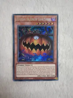 MZMU-EN001 Pumpking the King of Ghosts Secret Rare 1st Edition YuGiOh - Image 1