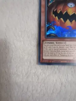 MZMU-EN001 Pumpking the King of Ghosts Secret Rare 1st Edition YuGiOh - Image 4
