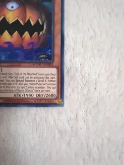 MZMU-EN001 Pumpking the King of Ghosts Secret Rare 1st Edition YuGiOh - Image 5