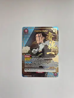 Union Arena: Rurouni Kenshin - Hajime Saito (SR*) Foil - UE11BT/RNK-1-039 - Image 1