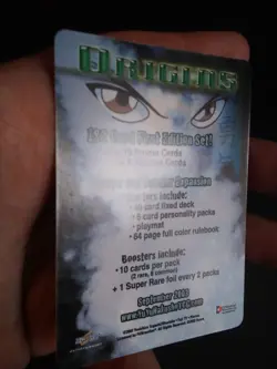 Yu Yu Hakusho TCG CCG Origins Card Ghost Files Preview Promo LP - Image 3