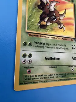 PINSIR 29/130 - NON HOLO Rare - VINTAGE WOTC Pokemon Card - BASE SET 2 - Image 5