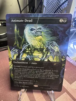 Animate Dead Borderless Foil Card #2189 MTG - Image 1