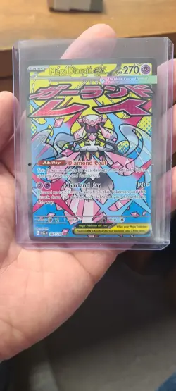 Pokemon TCG Mega Diancie Ex 267/217 Mega Attack Rare Card Ascended Heroes NM - Image 2