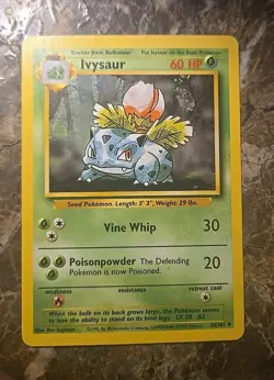 Ivysaur 030/102 Base Set Regular Pokemon TCG Vintage Card 💎 - Image 1