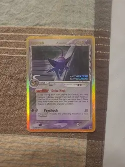 Espeon Delta Species Reverse Holo Stamped Card 4/113 Moderately Played - Image 1