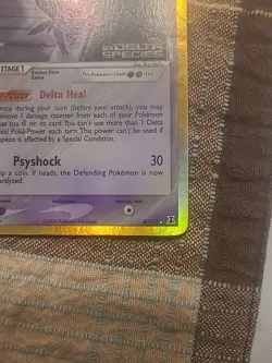Espeon Delta Species Reverse Holo Stamped Card 4/113 Moderately Played - Image 3