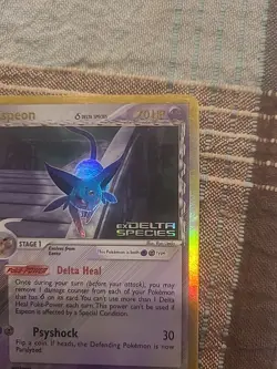 Espeon Delta Species Reverse Holo Stamped Card 4/113 Moderately Played - Image 4