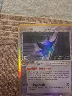 Espeon Delta Species Reverse Holo Stamped Card 4/113 Moderately Played - Image 5