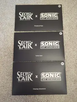 Magic The Gathering Secret Lair Sonic The Hedgehog Complete Non Foil Set New! - Image 1