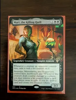 Mari, the Killing Quill [Foil Extended Art] ☆ New Capenna Commander ☆ MTG TCG - Image 4