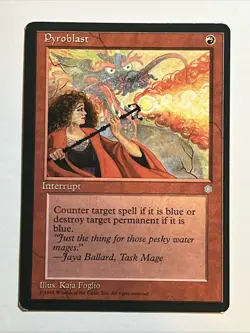 Pyroblast - Ice Age MTG - Magic the Gathering - LP - Image 1