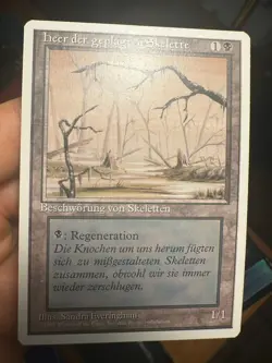 German Misprint • Pack Fresh • Drudge Skeletons + Extra • Mtg (1280) - Image 2