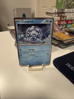 Cryogonal 47/191 Holiday Snowflake Stamp Promo Pokemon Card | NM - Image 1