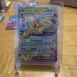 Jolteon ex Pokemon Prismatic Evolutions Stamped 030/131 Surprise Box Promo - Image 1