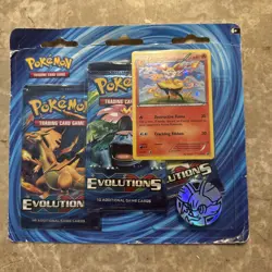 Pokemon TCG XY Evolutions 3 Booster Packs Blister Braixen Promo Coin Sealed - Image 1