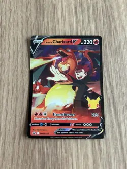 Pokemon - Lance's Charizard V - SWSH133 - Celebrations 25th - Black Star Promo - Image 1