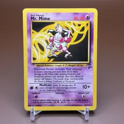 Mr. Mime 27/130 Base Set 2 Unlimited MP Pokemon TCG - Image 1