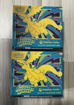 2X ✅ Ascended Heroes Pokemon Center Elite Trainer Box (ETB) 🚚 Fast Shipping - Image 1