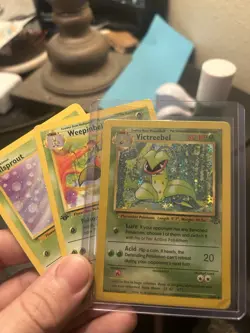 Pokemon TCG Base Set Bellsprout, Weepinbell, Victreebel Cards 1999 Vintage Lot - Image 2