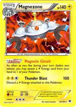 Pokemon - Magnezone - 54/162 - Holo Rare - XY - BREAKthrough - NM - Image 1