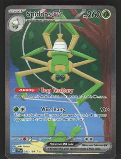 Spidops ex 243/198 Pokemon TCG SV01: Scarlet & Violet Base Set NM - Image 1