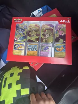 NEW/SEALED Pokemon TCG Scarlet & Violet 151 Mini Tin 4-Pack+promo - Image 1